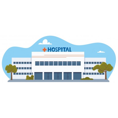 sticker muraux hopital