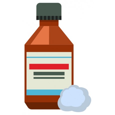 stickers bouteille desinfectant