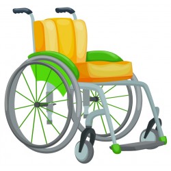 stickers fauteuil roulant