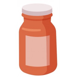 stickers flacon medicament