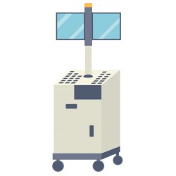 stickers machine ultrasond hopital