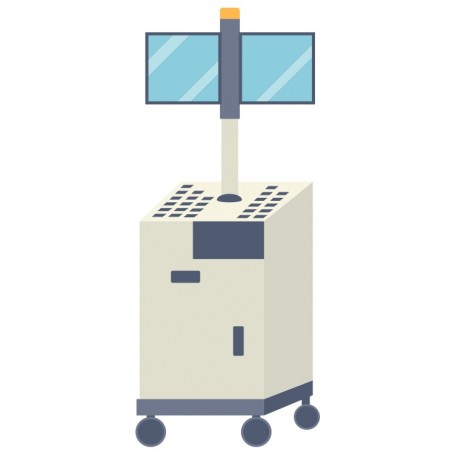 stickers machine ultrasond hopital