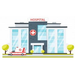 stickers mural hopital