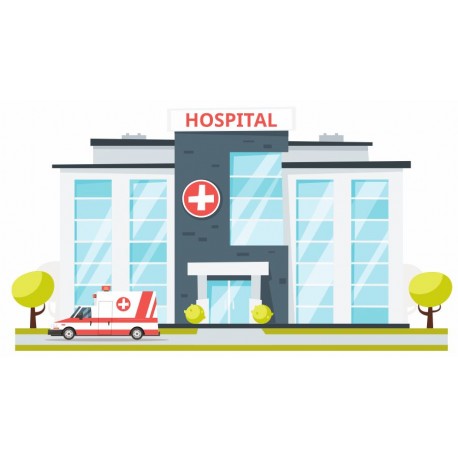 stickers mural hopital