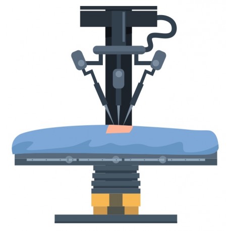 stickers robot medecin hopital