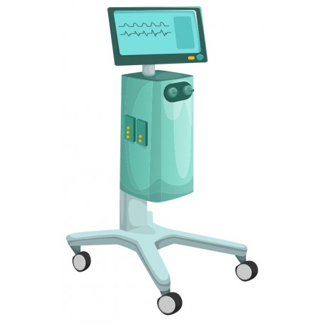 sticker ventilateur medical