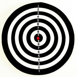 autocollant mural cible