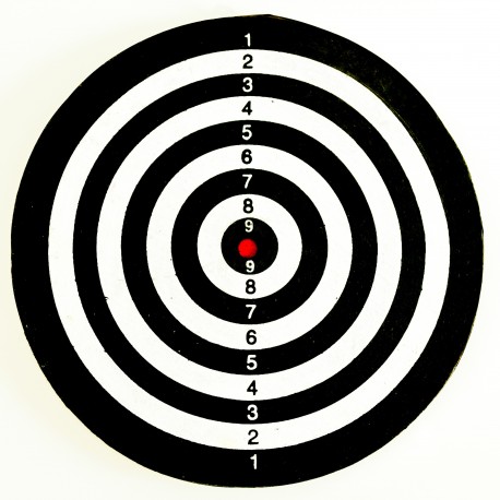 autocollant mural cible