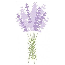 autocollants muraux lavande pas cher