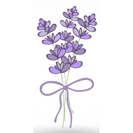 sticker muraux lavande petit