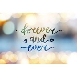 autocollant mural forever and ever
