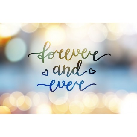 autocollant mural forever and ever