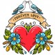 autocollant mural forever love