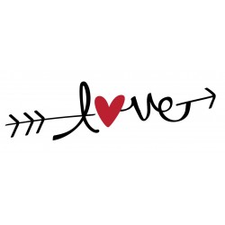 autocollant mural love