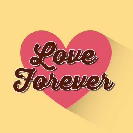 autocollant muraux love forever design