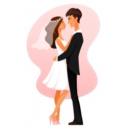 autocollant muraux mariage pas cher