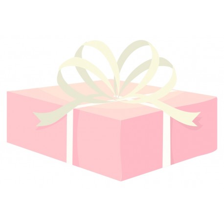 autocollants mural cadeau rose