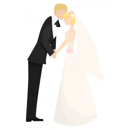 autocollants mural mariage