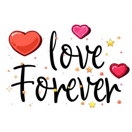 autocollants muraux love forever design