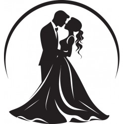 autocollants muraux mariage decoration