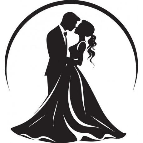 autocollants muraux mariage decoration