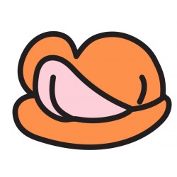 sticker muraux bouche