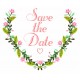 sticker muraux save the date
