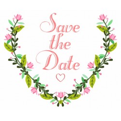 sticker muraux save the date