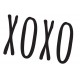 sticker muraux xoxo