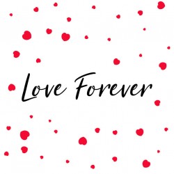 stickers mural mariage love forever