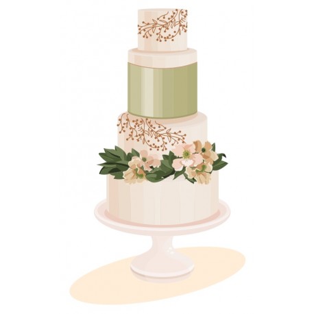 stickers muraux piece montee