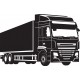 autocollant mural camion