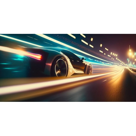 autocollant mural voiture de course