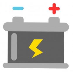 autocollant batterie voiture