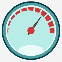 autocollant compteur de vitesse