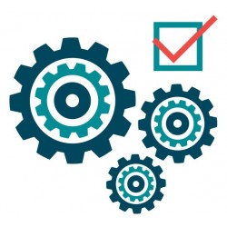 autocollant engrenage