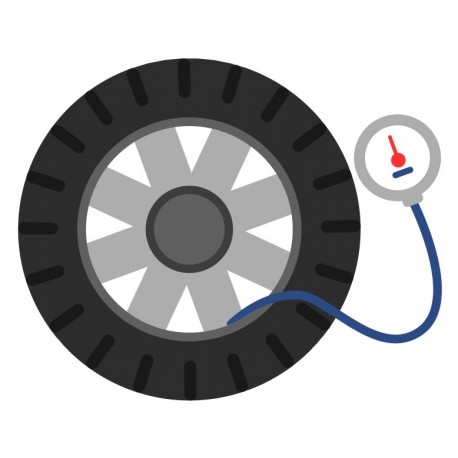autocollant pression pneu