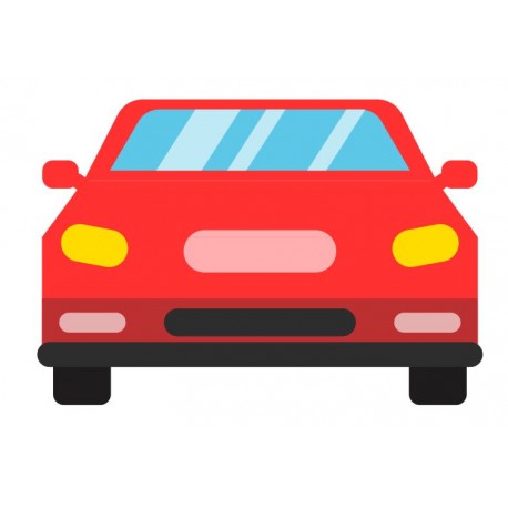 autocollant voiture rouge