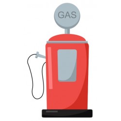 sticker pompe a essence