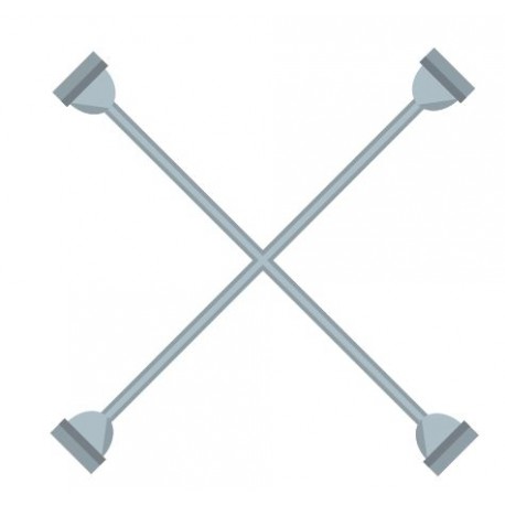 stickers cle en croix