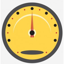 stickers compteur de vitesse decoratif