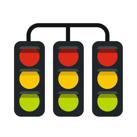 stickers feux de signalisation