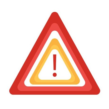 stickers triangle de presignalisation