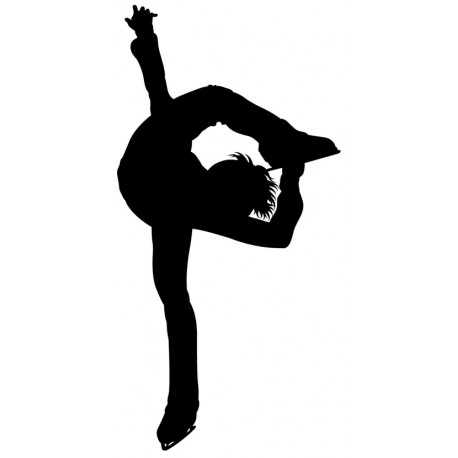 autocollant muraux patinage artistique chambre