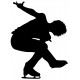 autocollant muraux patinage artistique design
