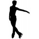 autocollant muraux patinage artistique pas cher