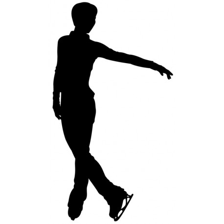 autocollant muraux patinage artistique pas cher