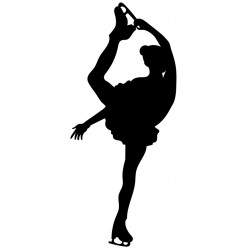 stickers muraux patinage