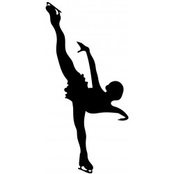 stickers muraux patinage artistique petit