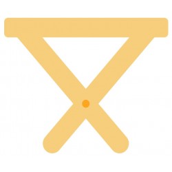 autocollant mural table pecheur